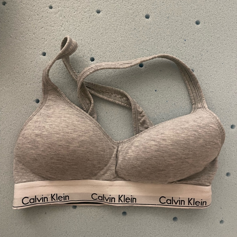 Calvin Klein Heather Gray Bralette